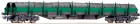 66753 Roco 4 axle Flat car with load
